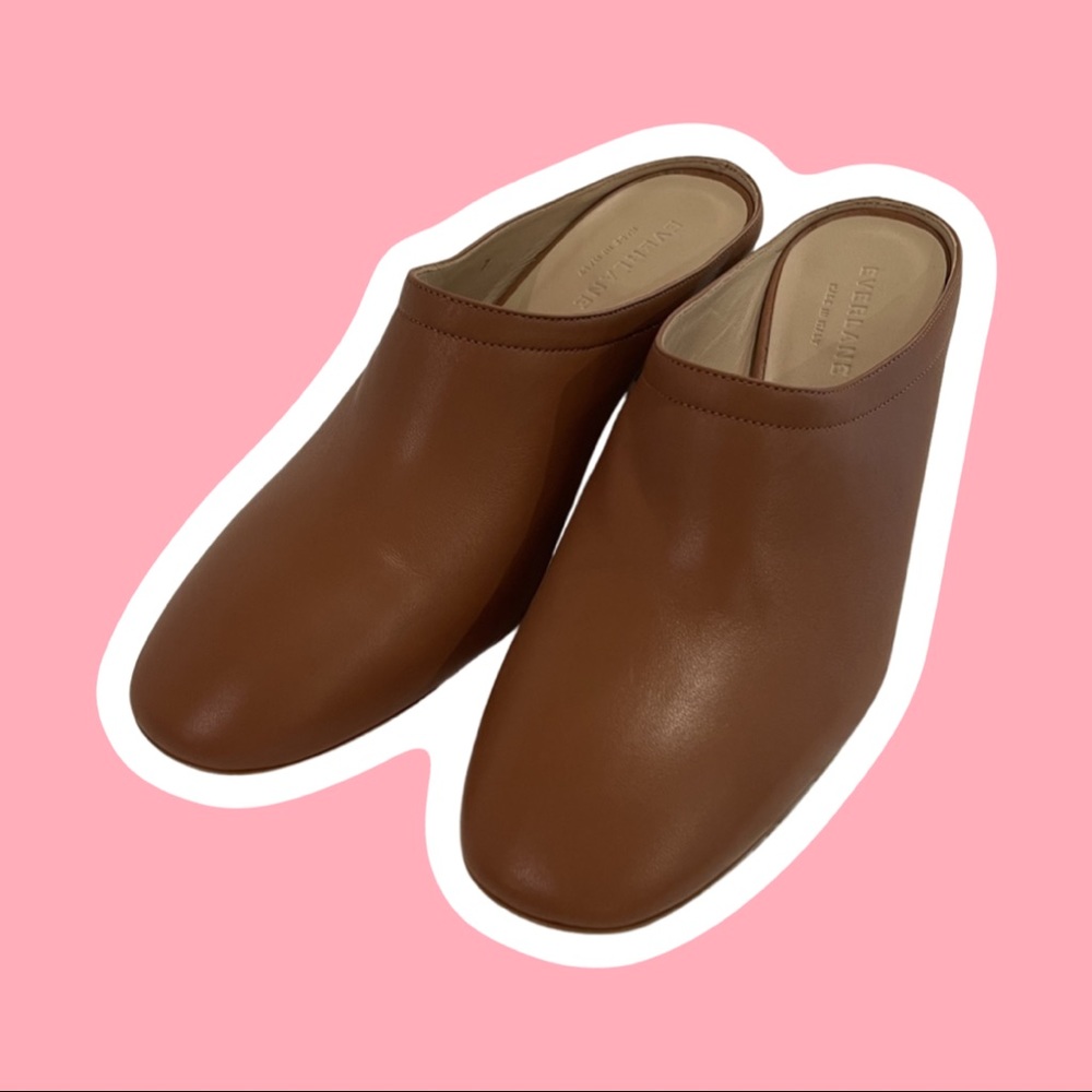 NWOT Everlane Heeled Mules